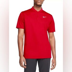 EUC Nike men’s golf polo in red, MEDIUM